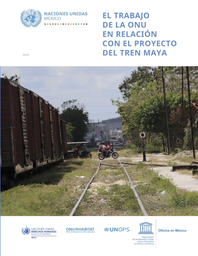 “tren maya contribuye a metas globales de desarrollo sustentable” onu la revista del sureste mx Onu En El Tren Maya