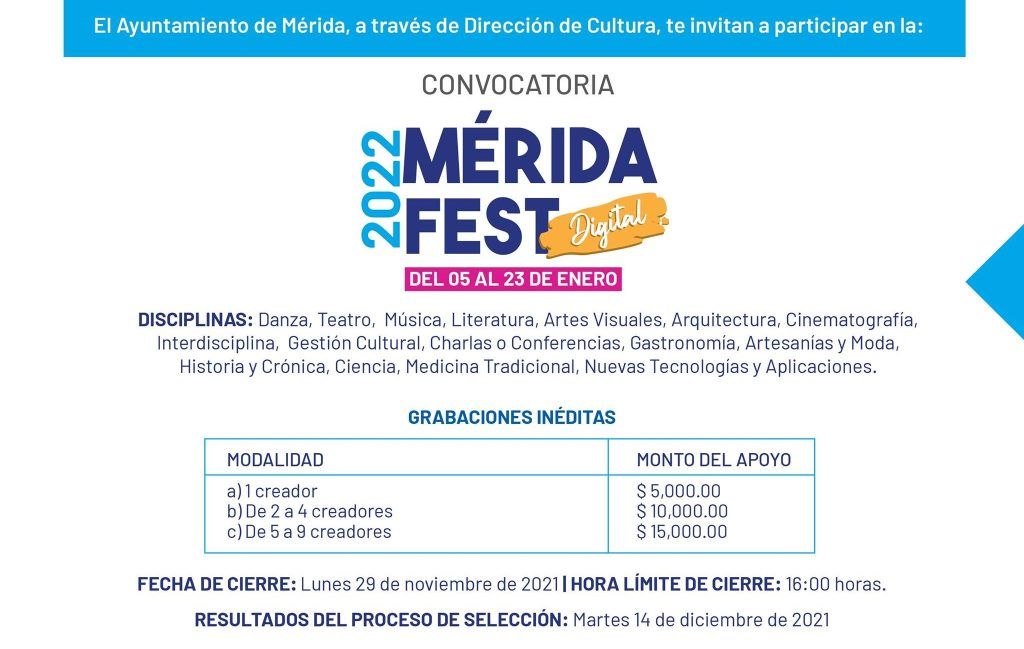 Mérida Fest Se Mantiene En Pie Para 2022 El Alcalde De Mérida, Reiteró La Realización De Mérida Fest, El Cual Tendrá Actividades Multitudinarias En Enero De 2022 Https://Larevistadelsureste.com