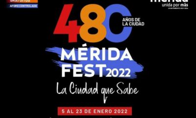 Mérida Fest, 480 años de la fundación de la ciudad